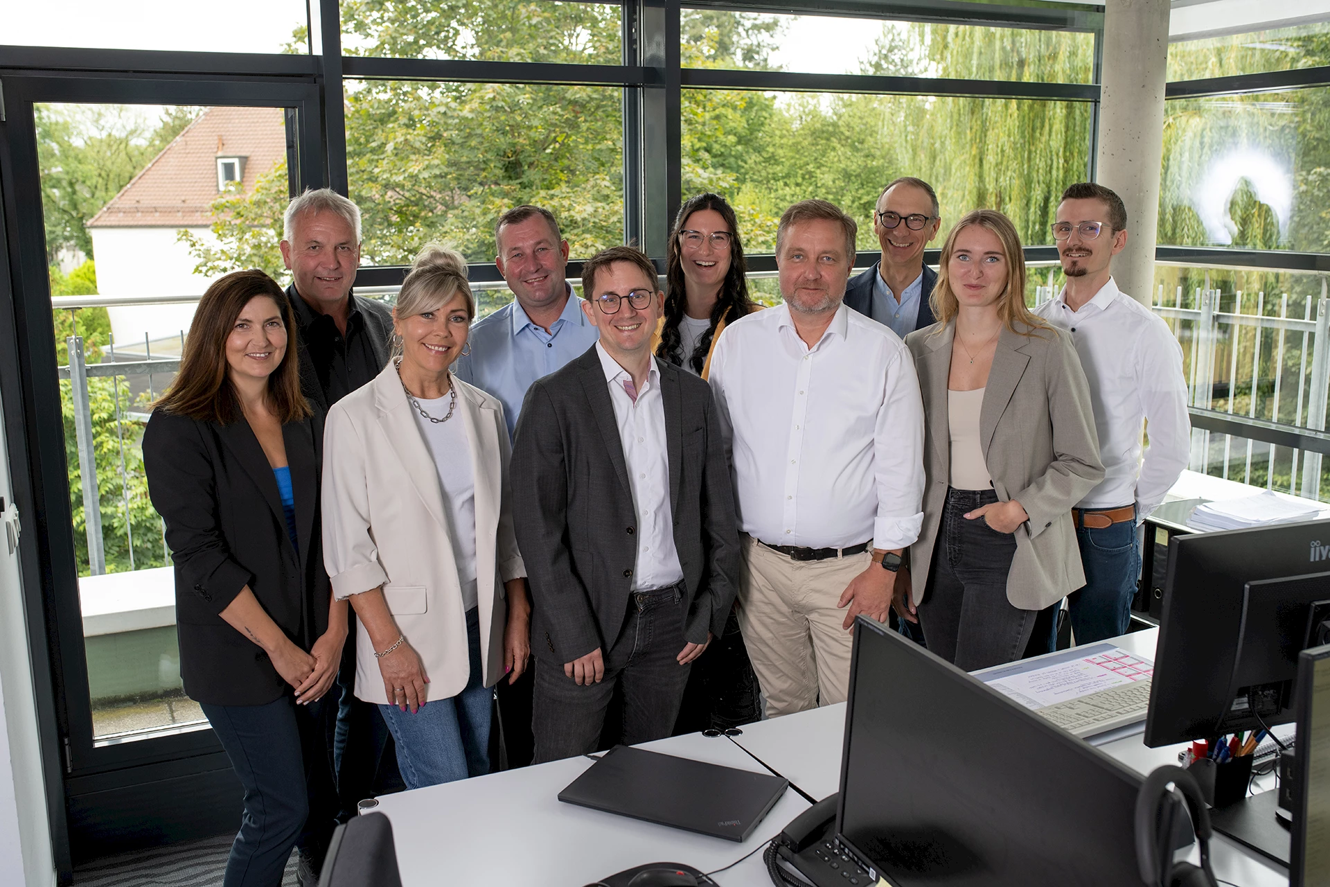 Teamfoto der Abteilung Rechnungswesen