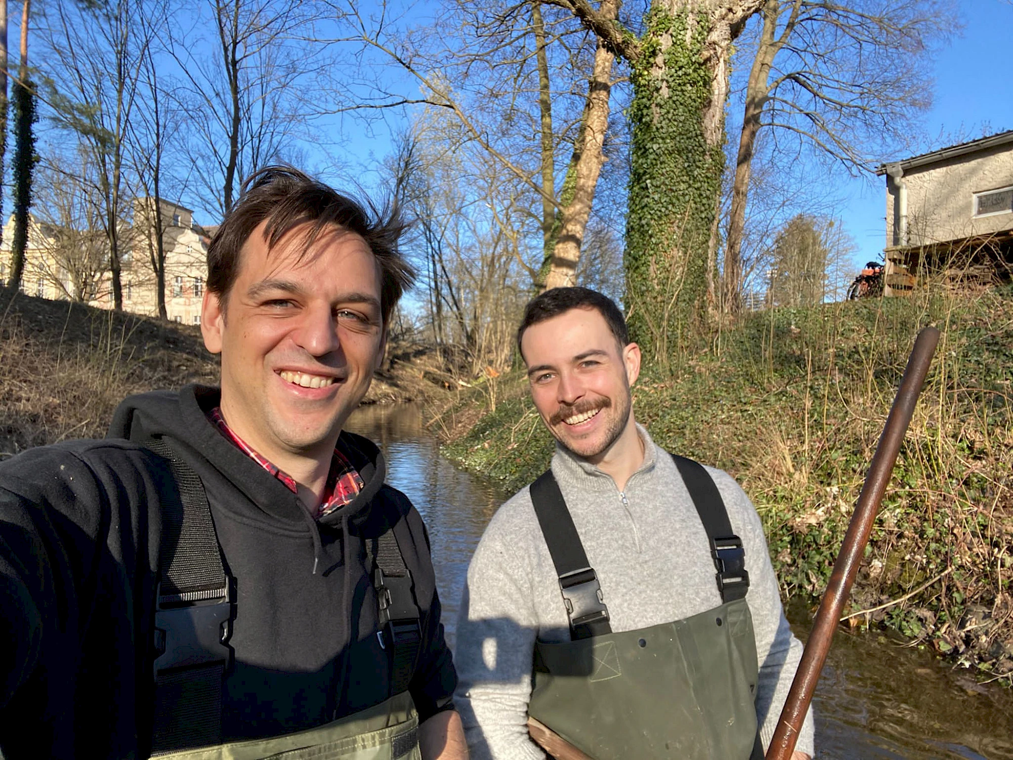 Fr&uuml;hjahrsputz am Schloss F&uuml;rstenberg/Havel