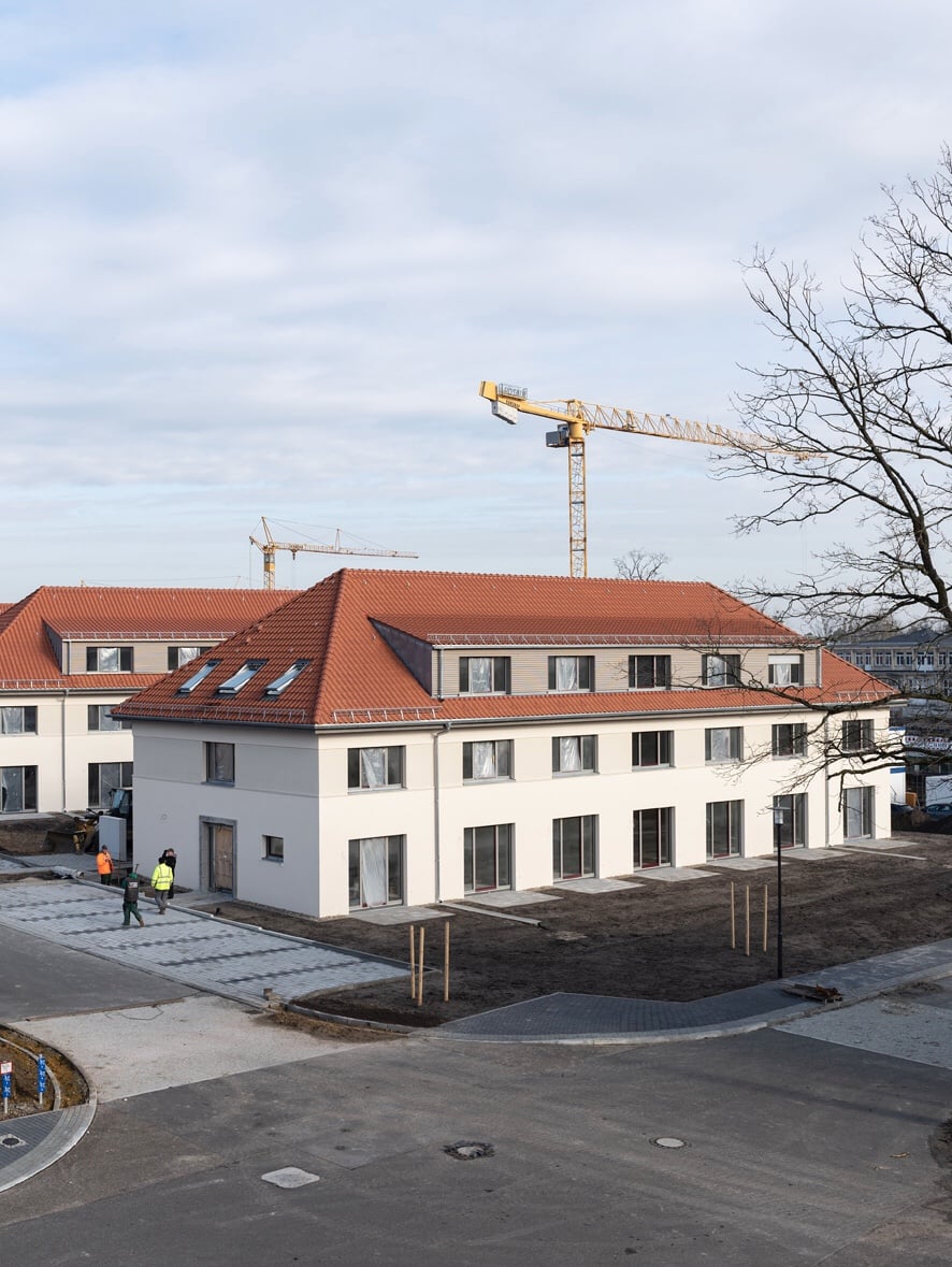 Muster-Townhouse in der G.O.L.D&reg; fast fertig!