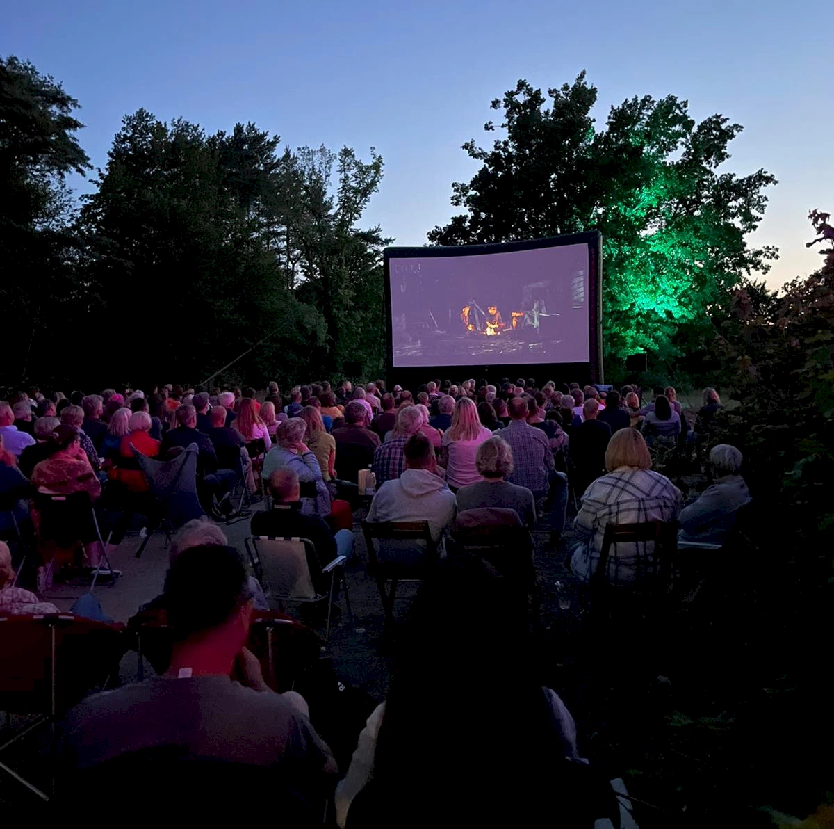 Open Air Kino in F&uuml;rstenberg war ein voller Erfolg!