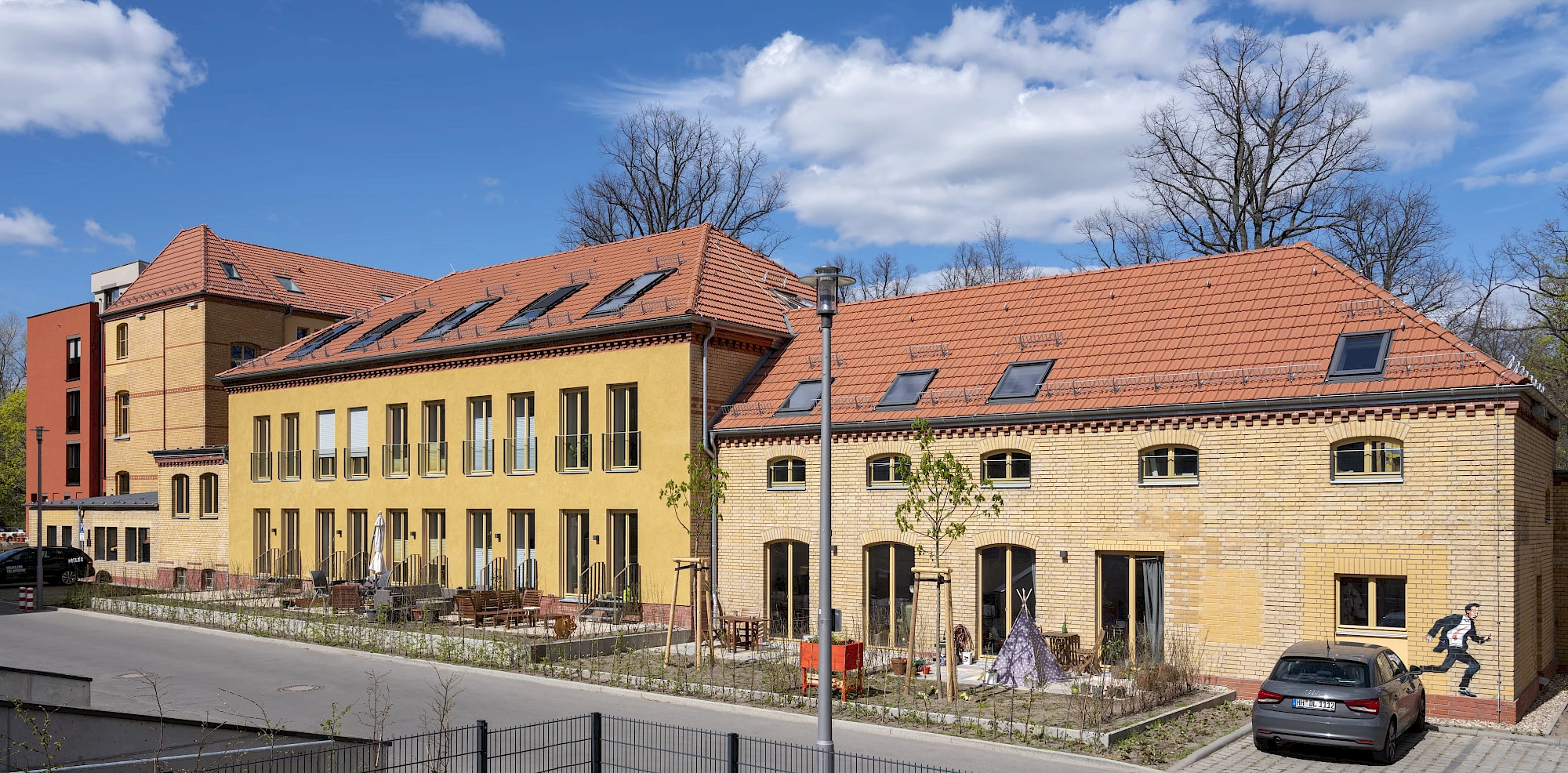 Schablonengraffiti im Lindenhof&reg;