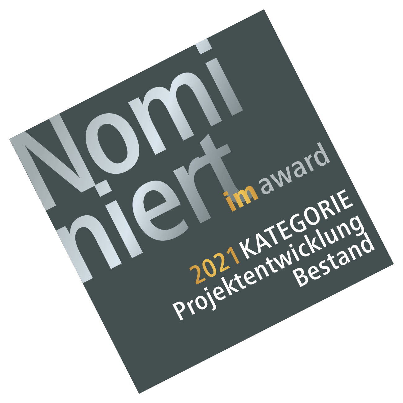 Wir freuen uns &uuml;ber die erste Award Nomierung 2021!