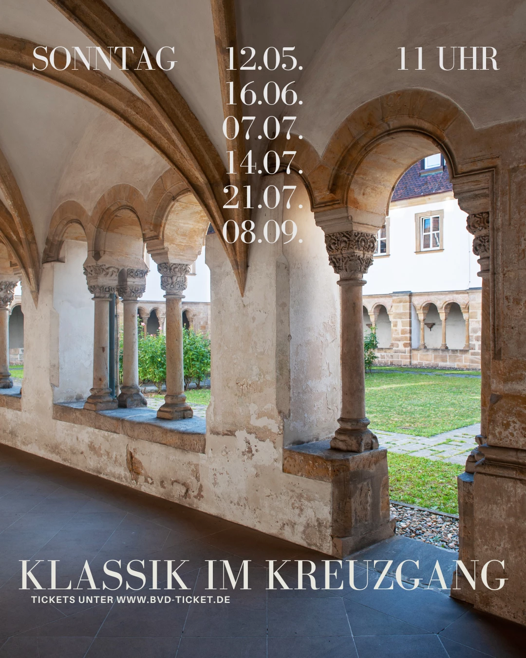 Endlich wieder "Klassik im Kreuzgang"!