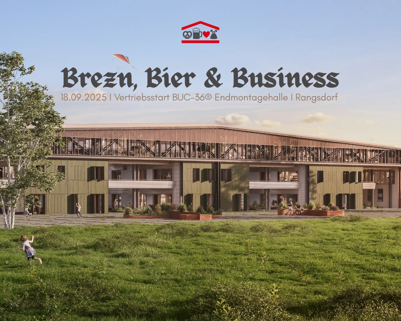 Brezn, Bier und Business &ndash; Vertriebsstart Endmontagehalle BUC-36&reg;